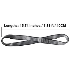 10Pcs 40/60CM Yoga Belts Sling Yoga Daisy Chain O-Sling Extension Rope Hanging Ropes for Hammock Aerial Yoga Swing (15.7IN/40CM)