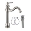 GGStudy 360° Swivel Single Handle One Hole Bathroom Vessel Sink