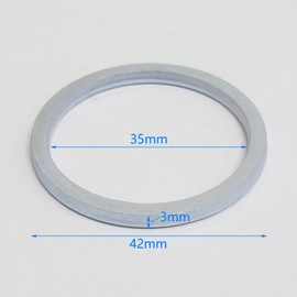 Young Wolf 4X Washer Gasket Silver Compatible with Bafang BBS01 BBS02 BBSHD Mid Drive Crank Motor