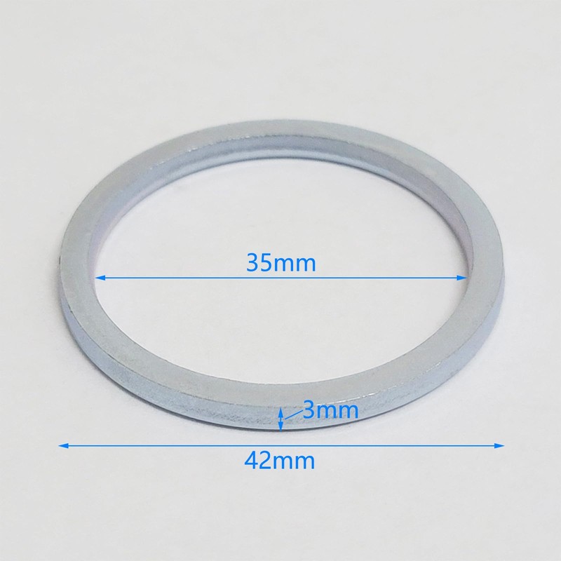 Young Wolf 4X Washer Gasket Silver Compatible with Bafang BBS01