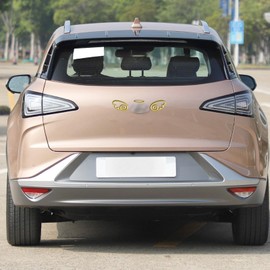 ramuel Car Rear Tailgate Emblem Decal 3D Angel Pattern Logo Trim Accessories Self-Adhesive Emblem Badge Sticker Decoration(2PCS,Yellow)