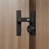 90 Degree Barn Door Lock Latch Keyless Combination Heavy-Duty Weather-Resistant