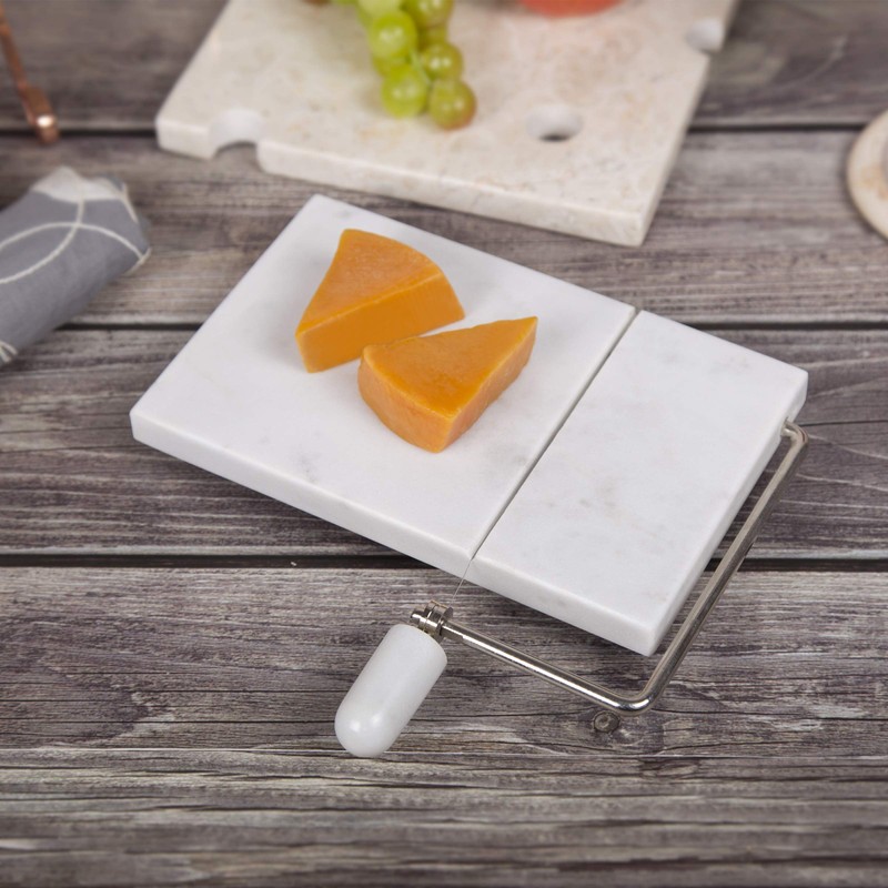 Creative Home Marble Cheese Slicer – 8" x 5" Heavy