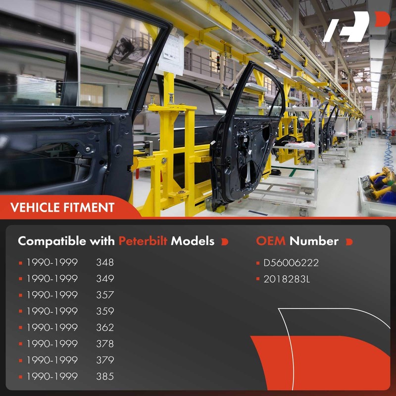 A-Premium Manual Window Regulator Compatible with Peterbilt 348 349 357