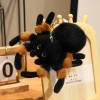 Spider Plush Keychain with Expressive Eyes & Soft Fluffy Body