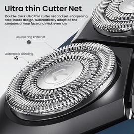 Electric Razor for Women, Electric Razor for Women, Facial Hair Removal, Bikini Trimmer, Rechargeable Womens Electric Shaver for Legs, Bikini, Face, Lips Hairs, Wet and Dry Shaving