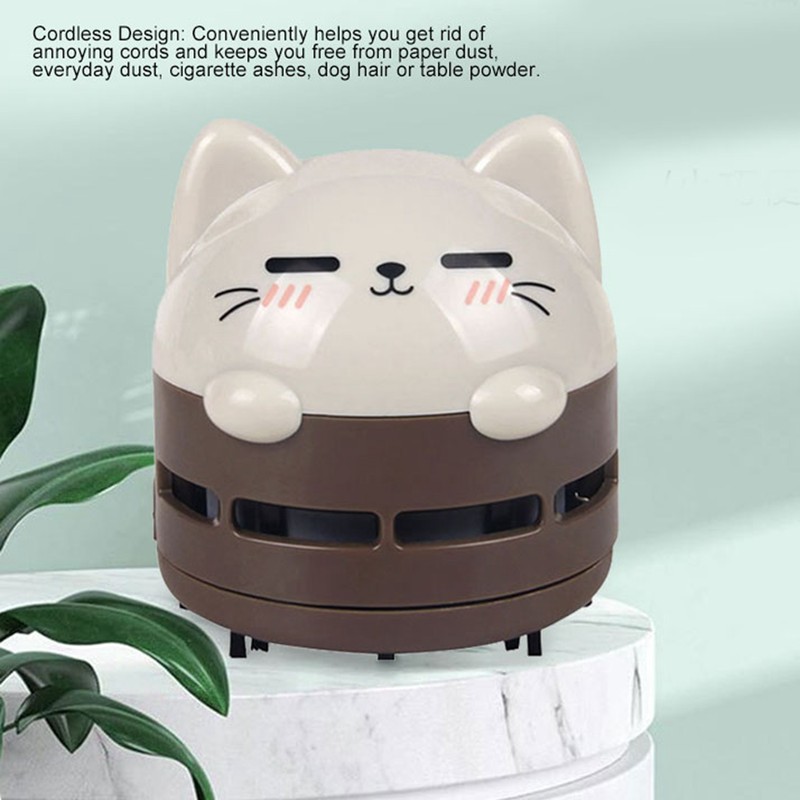 Desktop Vacuum Cleaner for Student Strong Adsorption Power Cordless Desk