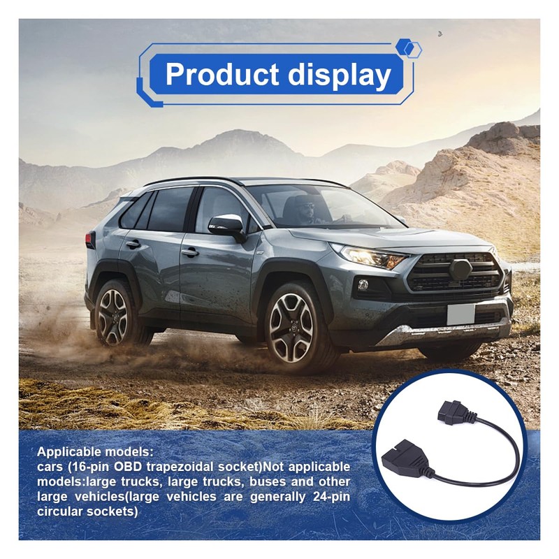 ZIMISI OBD1 Scanner, OBD1 to OBD2 Adapter, Car Code Reader,