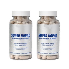 Super Nopal, Exclusive Formula with Nopal, Gurmar (Gymnema Silvestre), and Vanadyl Sulfate. 60 Capsules (30 Servings):_2 Bottle(52% OFF)
