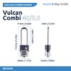 Squire Heavy Duty Padlock (Vulcan Combi 40/2.5) - Toughest Long