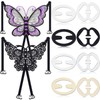 10pcs Bra Strap Clips Sets, 2Pcs Butterfly Bra Straps, 8