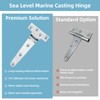 RiaYer Heavy Duty 316 Stainless Steel T Hinges, Marine Grade,