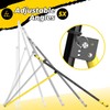 Happy Jump 7x4 FT Portable Volleyball Rebounder Net, 5 Adjustable