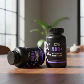 Nad  Resveratrol Quercetina Antiox Premium 60 Caps Azga Lab                                                                                           