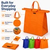 Reusable Shopping Tote Bags for Grocery Carts – 4-Piece Foldable