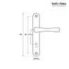 KOTARBAU Door Handle 72 mm BB Door Handle Patin Door