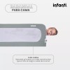 Infanti Barandal De Seguridad Para Cama Infanti Color Gris Lisa