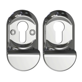 Ultion Sweet Cylinder Pull Keyhole Cover - Matching Door Furniture Available (Chrome)