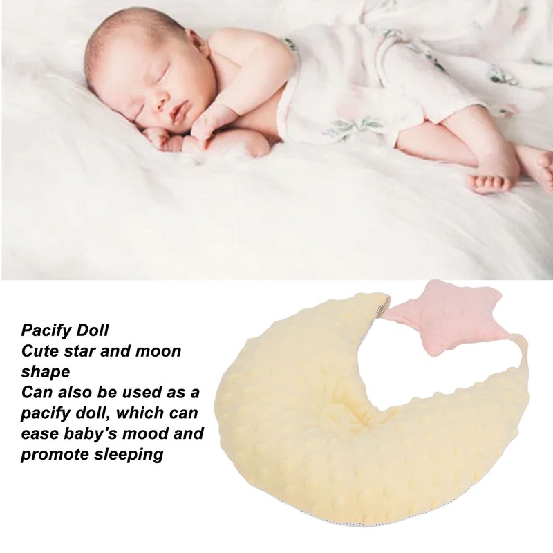 Baby Head Support Pillow Soft Lightweight Portable Infant Head Shaping