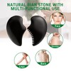 SINOKF Bian Stone Gua Sha Facial Tools Scraping Massage Face