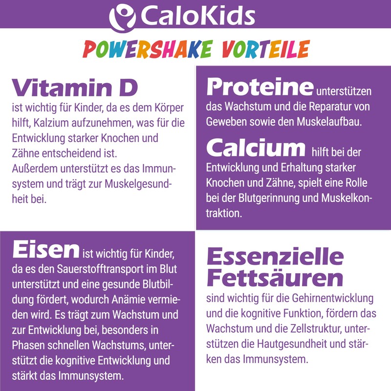 Drinking Food Children's Powershake Dietary Supplement for Children from 1-12