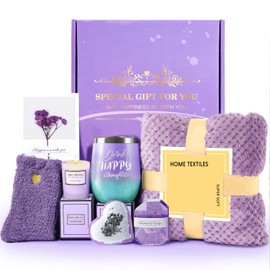 Regalos de Cumpleaños para Mujeres,Regalos del Día de la Madre,Cuidado Personal Canasta de Spa Relajante para Mujer,Caja de Regalos,Regalo de Navidad 