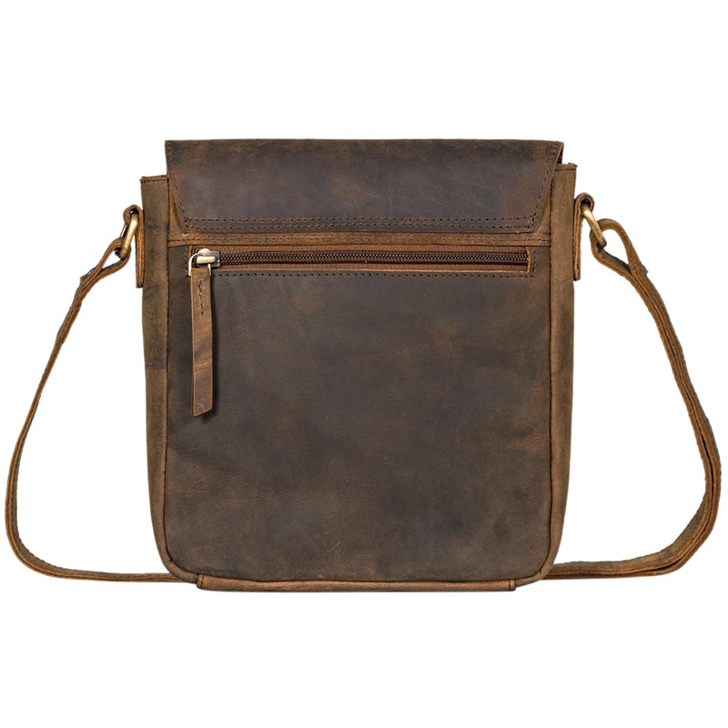 ROYALZ 'Illinois' Men's Shoulder Bag Small Leather Shoulder Bag Men's