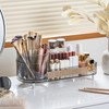 Rotating Makeup Organizer,Large Capacity Countertop Skincare Organizer,2 in 1 Bathroom