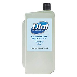 Liquid Dial 82839 1 Liter Sensitive Skin Antimicrobial Soap (Case of 8)