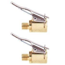 Closed Flow Lock Tire 2pcs Thread Nozzle Adapter Car Inflator Accessories Fast Conversion Top Type Nozzle Inflator Pump Pure Copper Car Pump Accessories