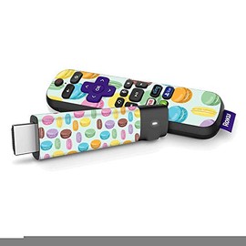 MightySkins Skin Compatible with Roku Streaming Stick + - Macarons | Protective, Durable, and Unique Vinyl Decal wrap Cover | Easy to Apply, Remove, and Change Styles | Made in The USA