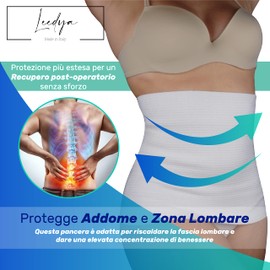 Ideal for Back Pain, Wool and Cotton Belly Wax, White, 50