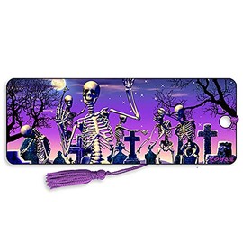 3D Bookmark - Skeletons Moonlight Boogie - Cheatwell Games BK3MB