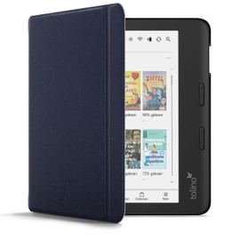 Forefront Cases Case for Tolino Vision Color (Model: 2024) - Navy Blue - Thin and Lightweight, Smart Auto Sleep/Wake Protective Case (Bag) for Tolino Vision Color (Colour)