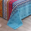 Pangzi Bohemian Retro Bedding Sheet Set,1 Fitted Sheet, 1 Flat,