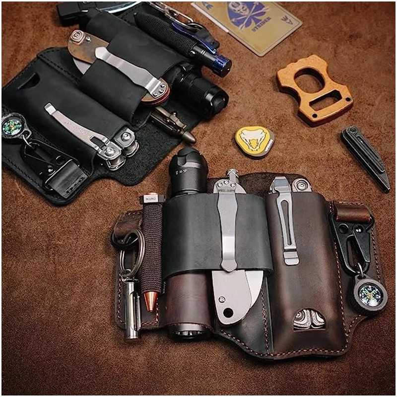 EDC Multitool Sheath Gift for Him, Belt Pouch Tool Belt