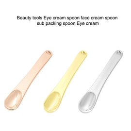 AIXXCUVQ Environmentally Friendly Face Mask Scoop For Eco-Conscious Users Convenient And Practical Metal Makeup Spatula Cosmetic, Gold