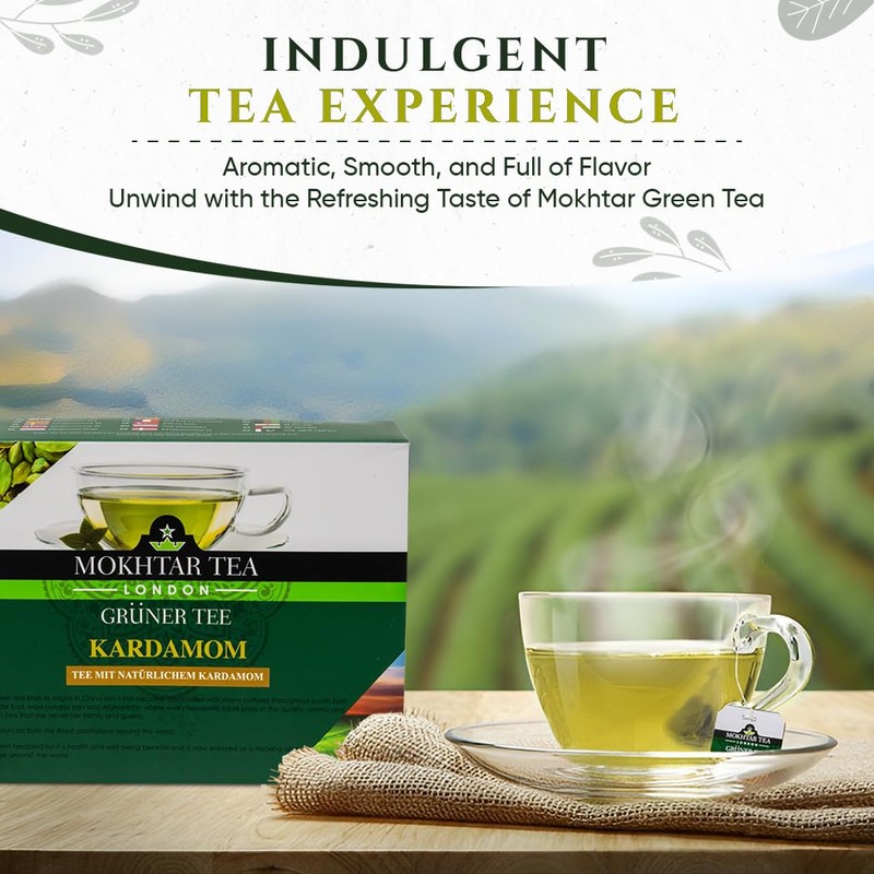 Mokhtar Tea London | Premium Quality Green Tea | With