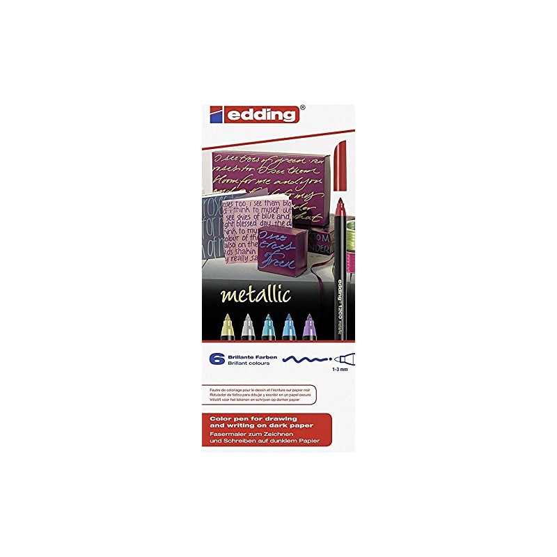 edding 4-1200-4-1999 (20 Assorted + 6 Metallic)