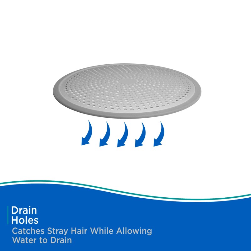 Kenney KN61562 Rust-Proof Bathtub and Shower Drain Cover, Helps Prevent