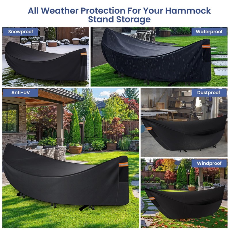 Hammock Cover,Heavy Duty 420D Covers for Outdoor Waterproof,Breathable Hammock Dust