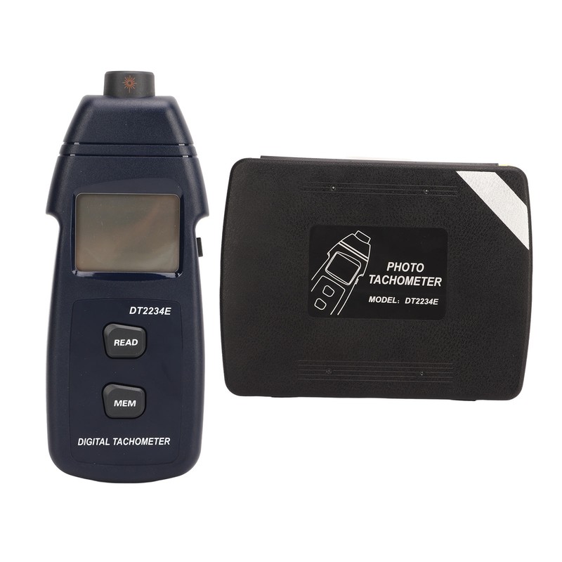 Digital Tachometer Laser Photo Non Contact Tach Meter Measurement Tool