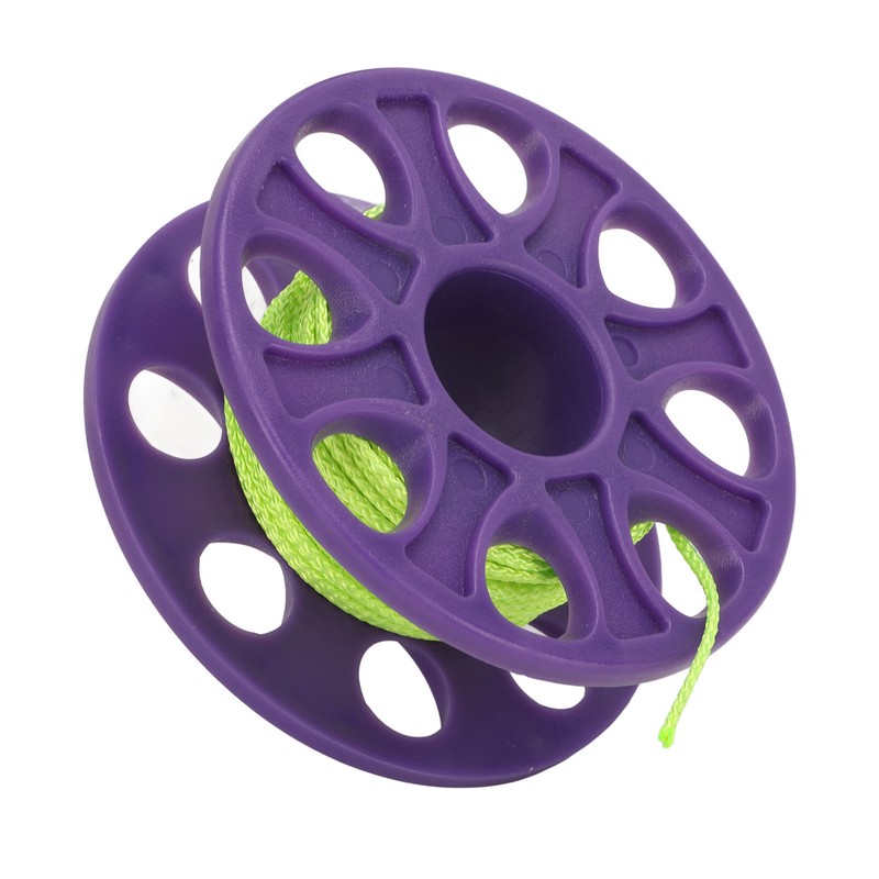 18M Diving Finger Reel Plastic Fluorescent Green Wire Scuba Dive