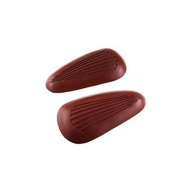Red Fez Knee Cushion, Rubber with 6 Ribs (Set (1xlinks/1xrechts) for AWO sport