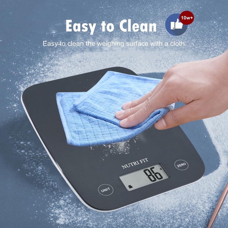 NUTRI FIT Digital Food Scale, 11lb Kitchen Scale Digital Weight,