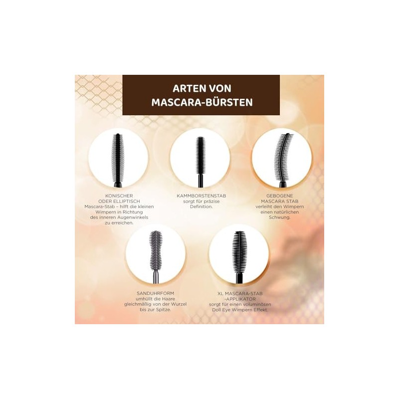 Eveline Cosmetics Variété Mascara Brown Mascara for Volume and Extension