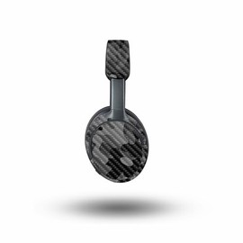 MightySkins Carbon Fiber Skin Compatible with Bose QuietComfort Ultra - Black Camo | Protective, Durable Textured Carbon Fiber Finish | Easy to Apply