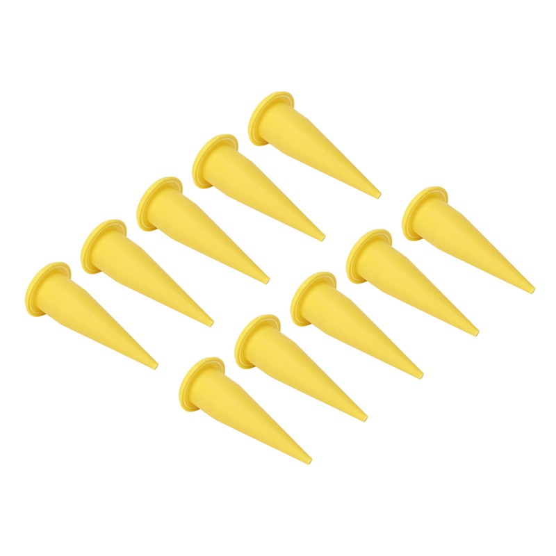 50Pcs Caulk Cone Nozzle PE Plastic Fine Tip Reusable Caulking