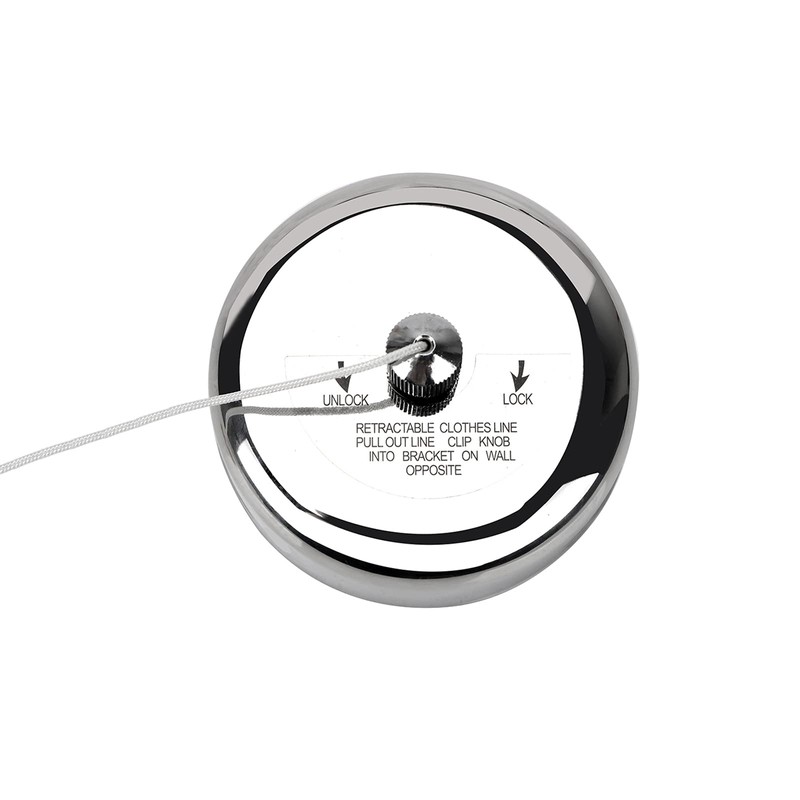 Single Retractable Washing Line 304 Stainless Steel for Shower Bathroom