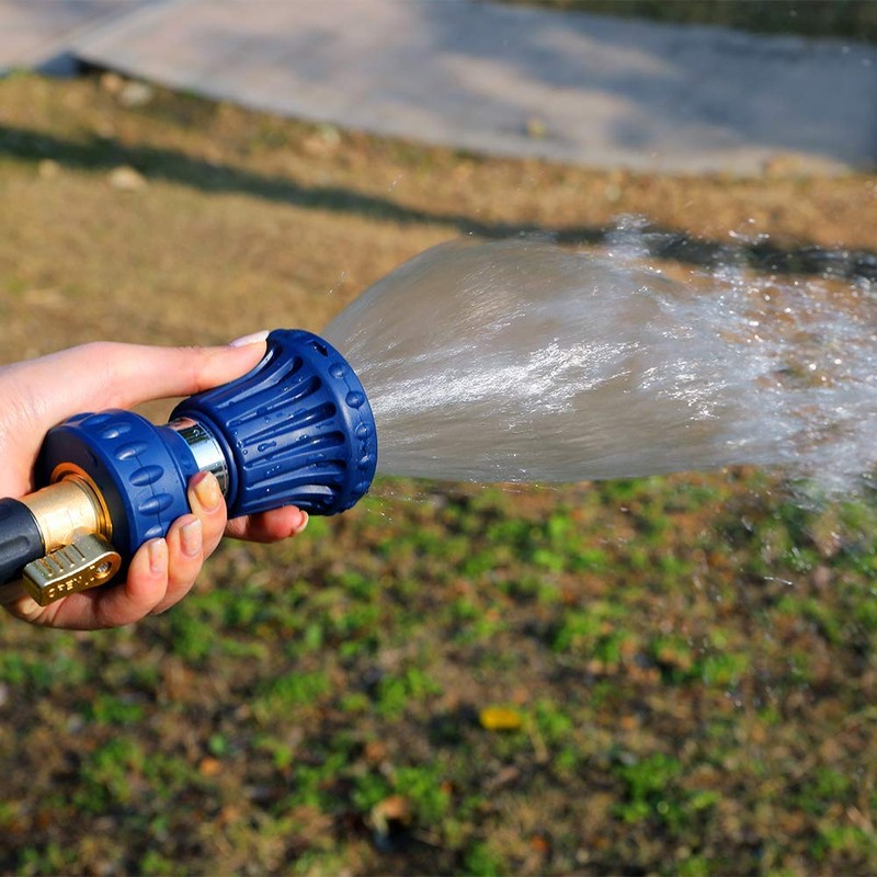 HOSUN Garden Hose Nozzle, Fireman Style Hose Nozzle, Heavy Duty